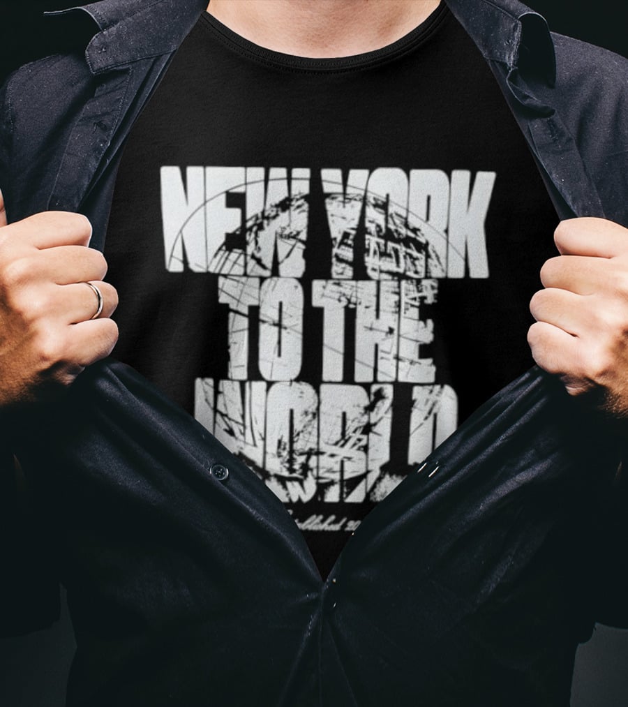 New York To The World Established 2011 Retro Style Vintage Look T-Shirt