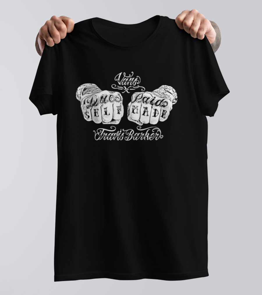 Vans X Travis Barker Pray Kind Vintage Tattoo T-Shirt