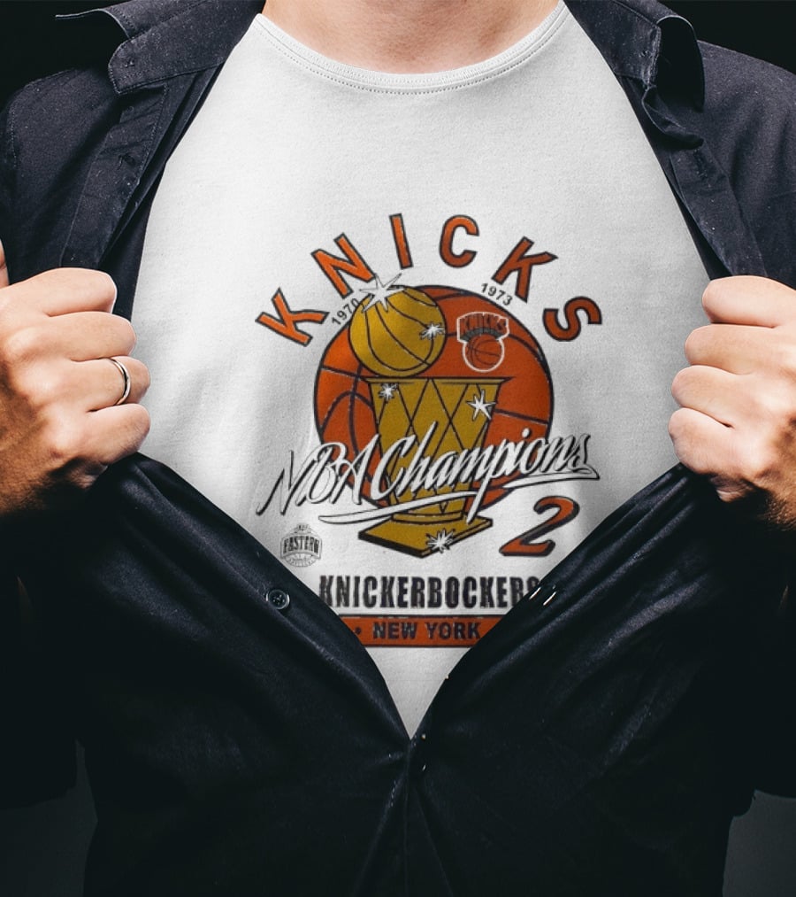 Knicks 1970 1973 NBA Champions Knickerbockers New York T-Shirt