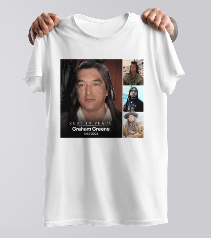 Rest In Peace Graham Greene 1952 2025 Memorial T-Shirt