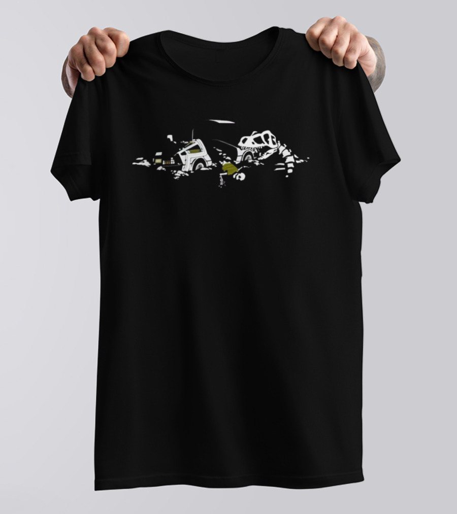 88 Million Years Ago Dinosaur Time Travel Back To The Future T-Shirt