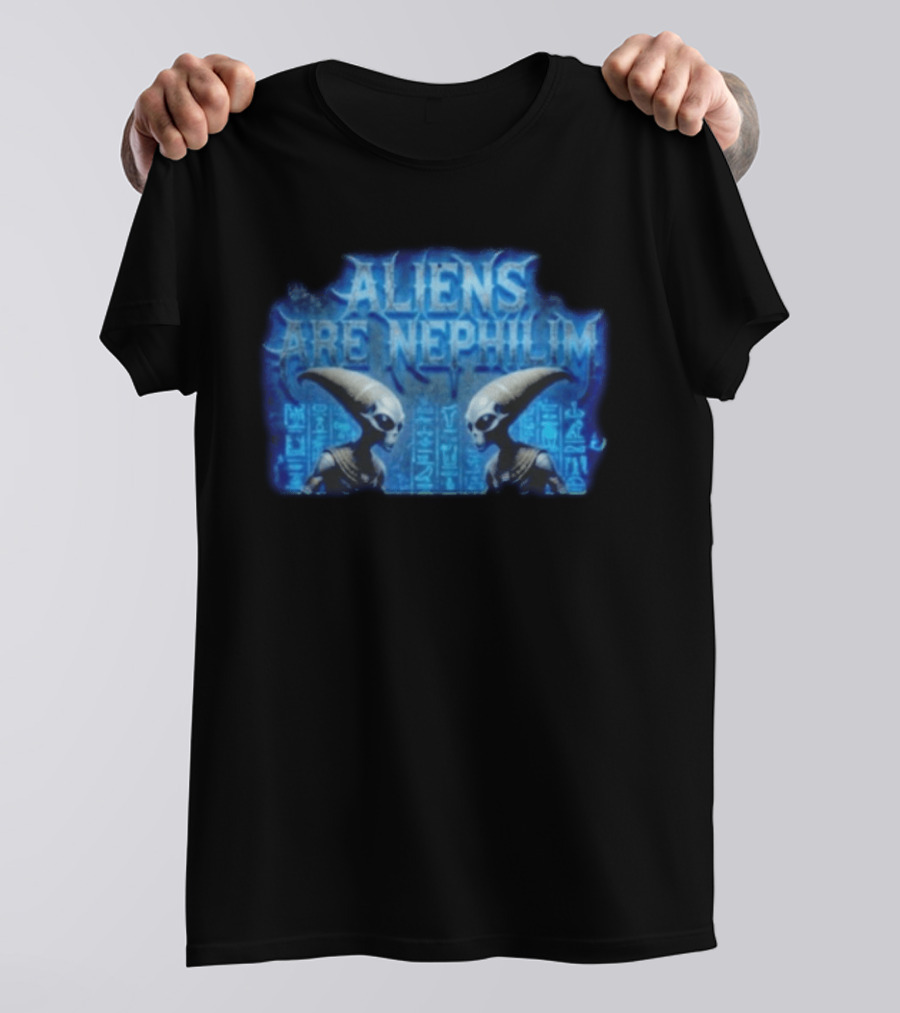Aliens Are Nephilim Ancient Glyphs And Extraterrestrial Connection T-Shirt