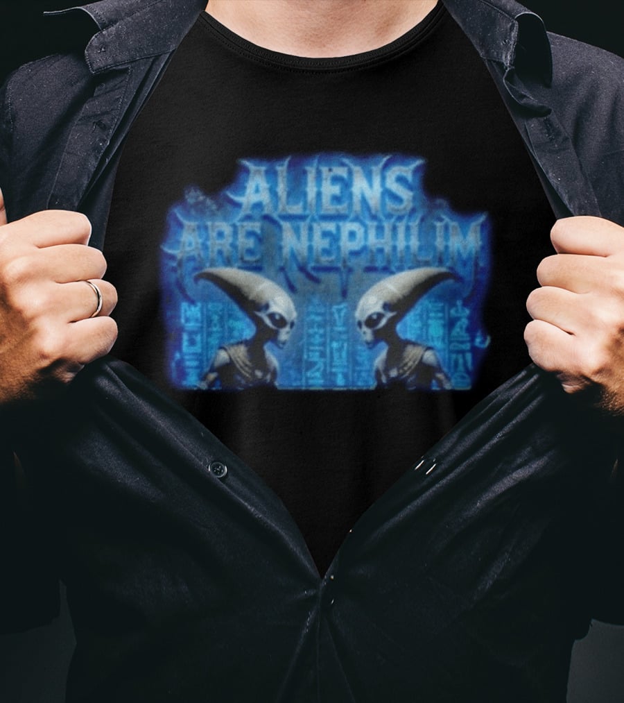 Aliens Are Nephilim Ancient Glyphs And Extraterrestrial Connection T-Shirt