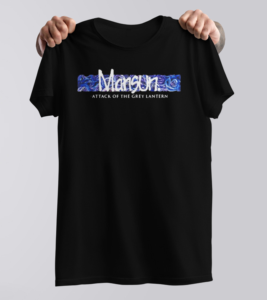 Mansun Attack Of The Grey Lantern Blue Purple Roses T-Shirt