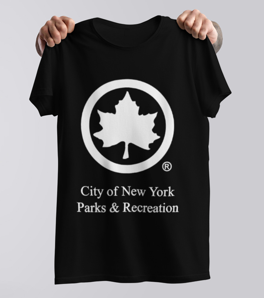 City Of New York Parks And Recreation Leaf T-Shirt