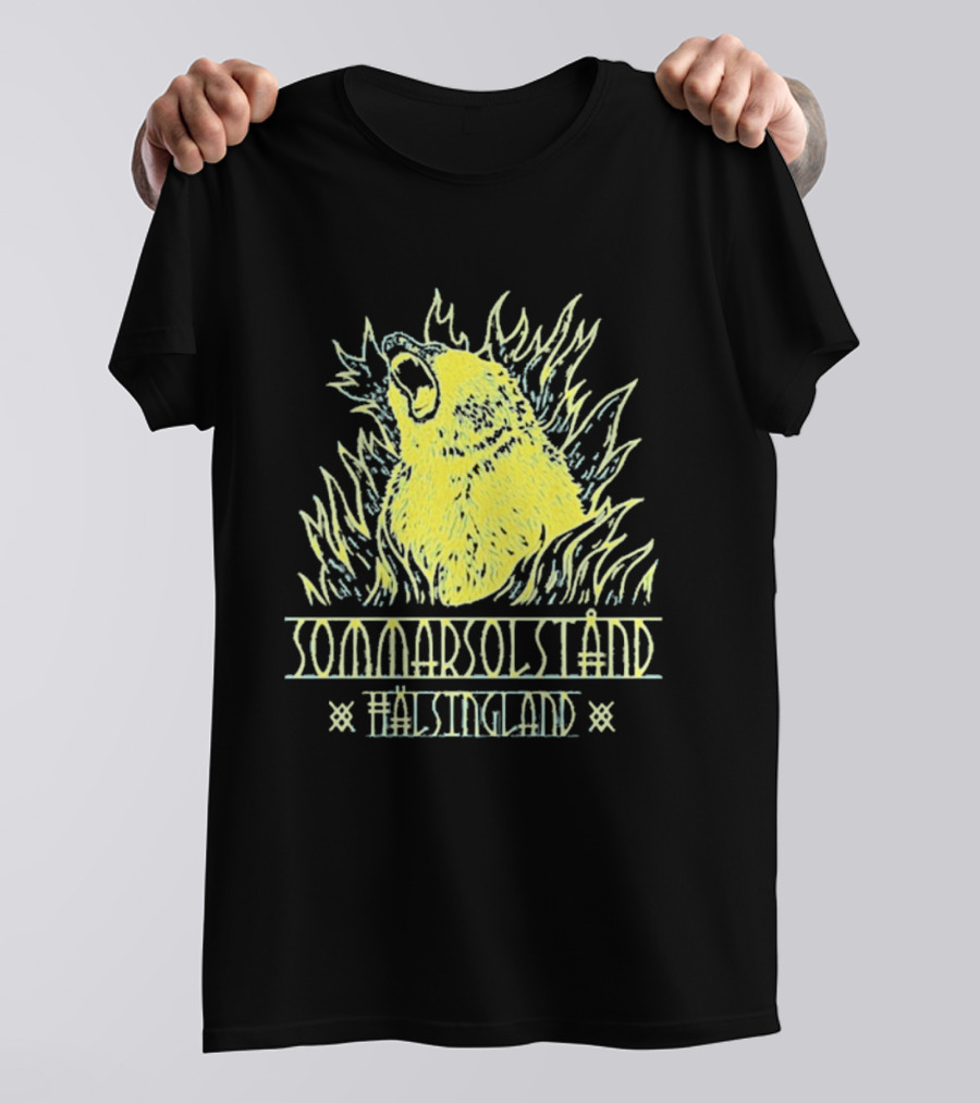 Sommarsolstånd Hälsingland Bear Flame T-Shirt