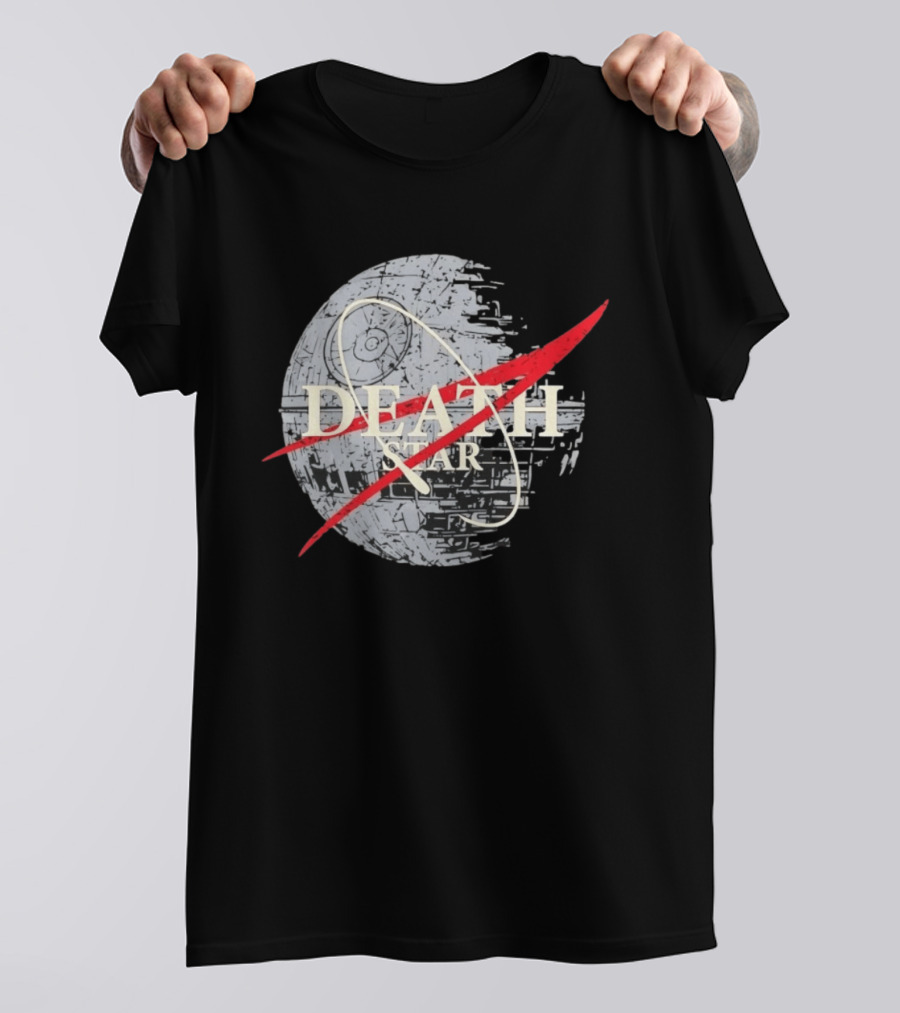 Death Star And The NASA T-Shirt