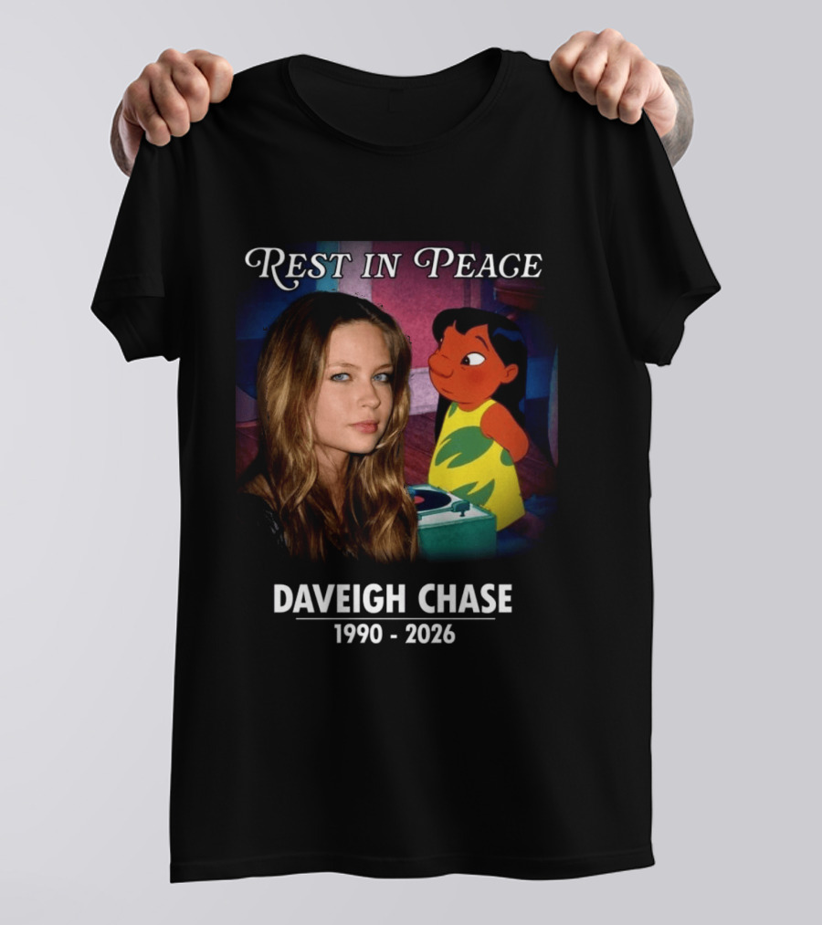 Rest In Peace Daveigh Chase 1990 2026 Lilo T-Shirt