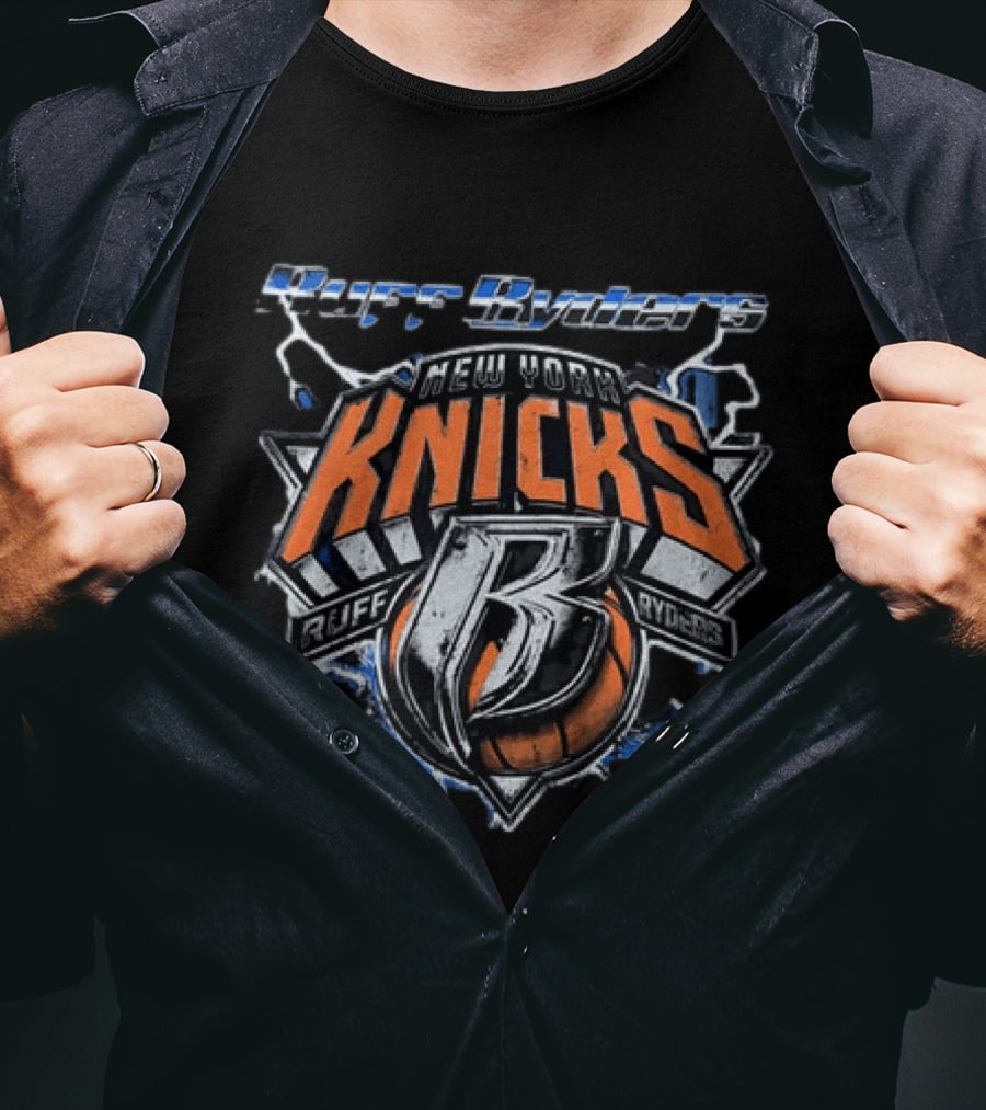 Ruff Ryders New York Knicks B Basketball Collaboration T-Shirt