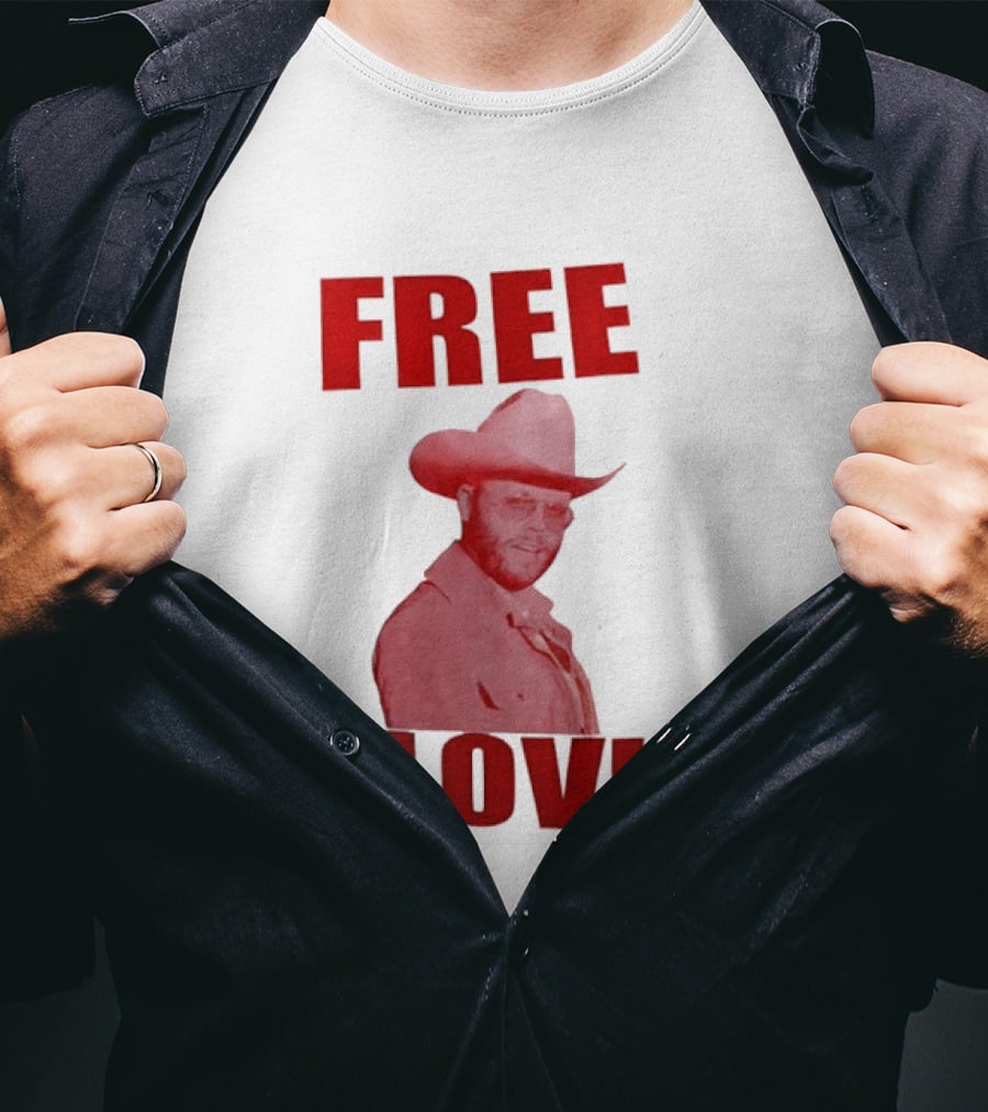 Charley Crockett Free Clovis Cowboy Style Texas Country Music T-Shirt