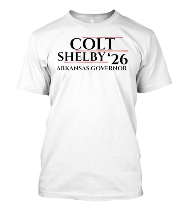 Colt Shelby '26 Arkansas Governor T-Shirt