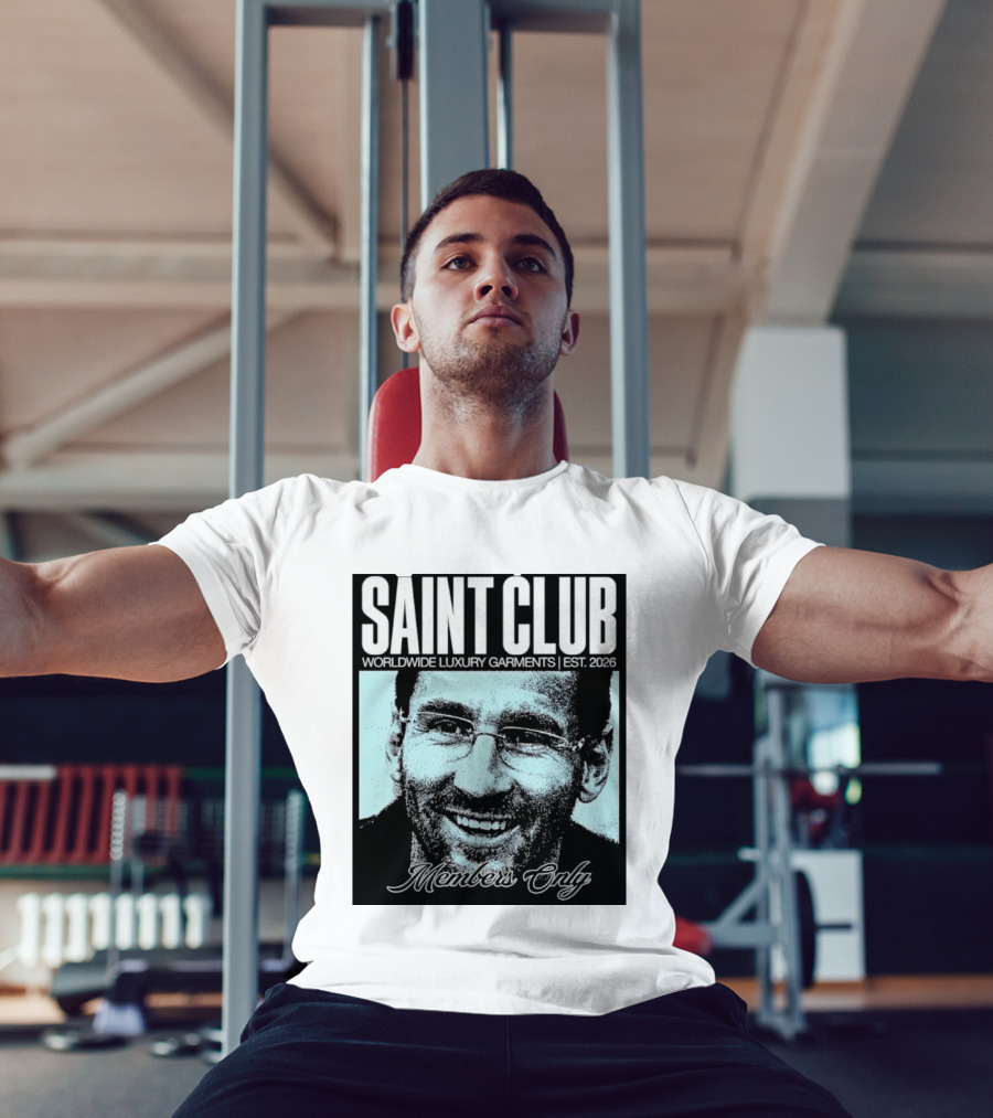 SAINT CLUB Worldwide Luxury Garments Est. 2026 Members Only T-Shirt
