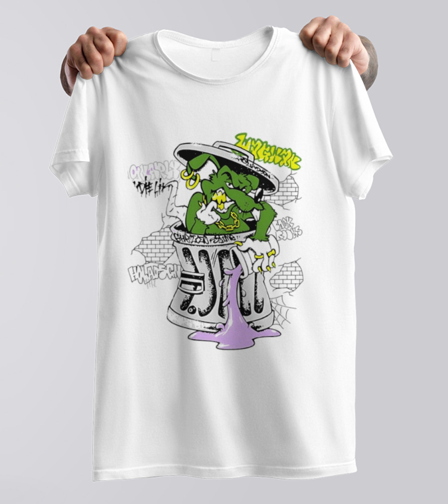 Escape Plan Ghetto Slime Rat Trash Can Die Lit Back Rooms Holadsch T-Shirt