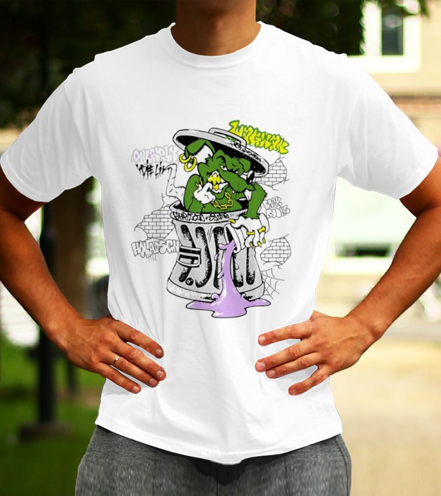 Escape Plan Ghetto Slime Rat Trash Can Die Lit Back Rooms Holadsch T-Shirt