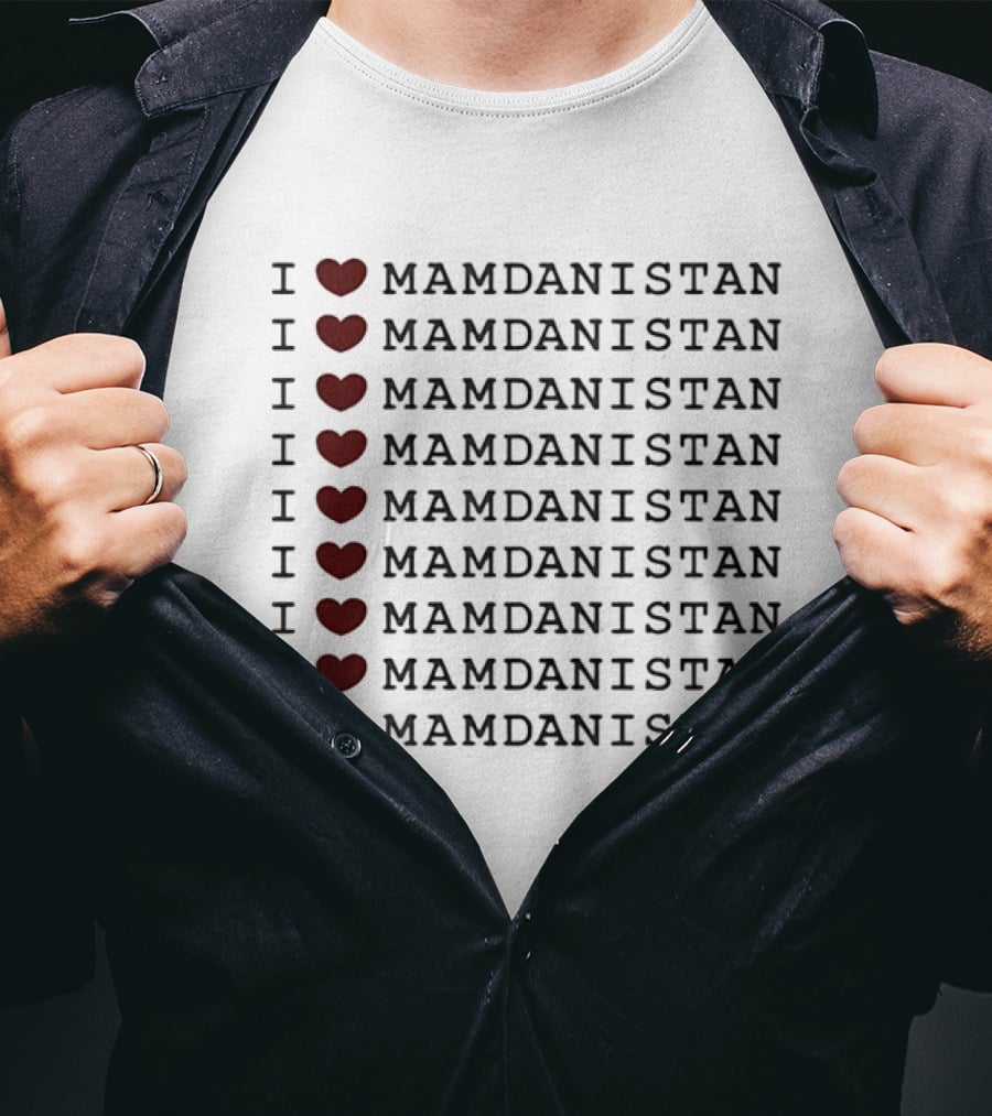 I Love Mamdanistan Heart T-Shirt