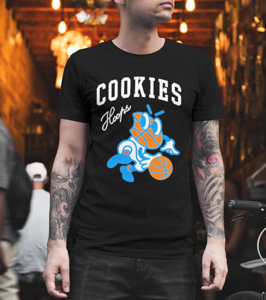 Cookies Hoops Basketball Cartoon Character Streetwear T-Shirt