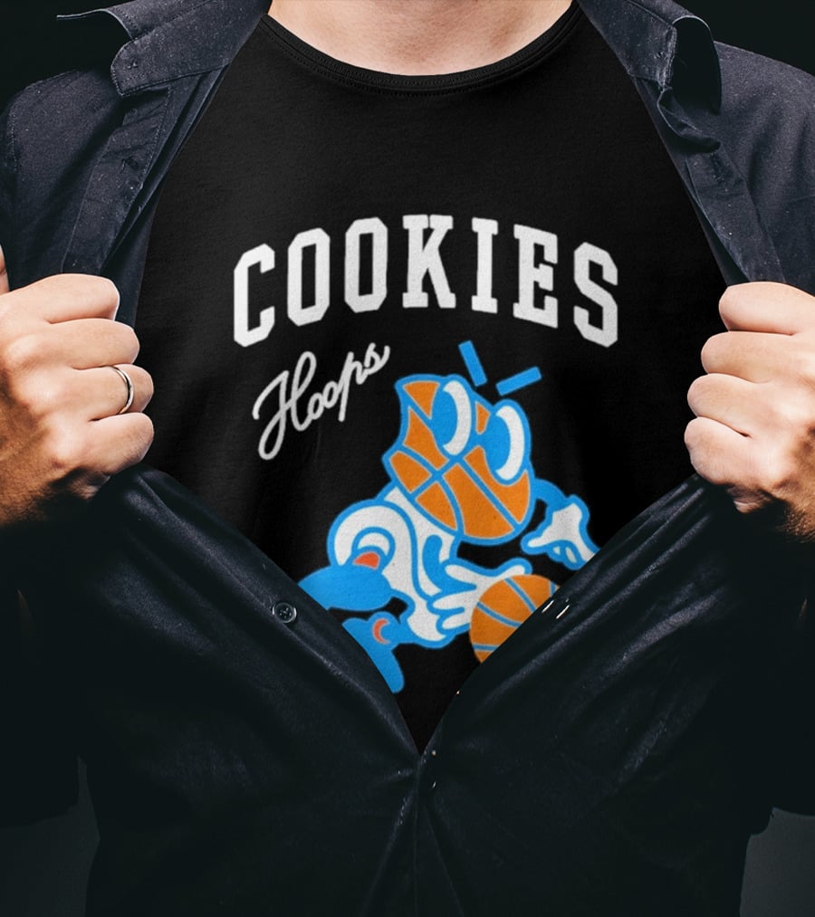 Cookies Hoops Basketball Cartoon Character Streetwear T-Shirt
