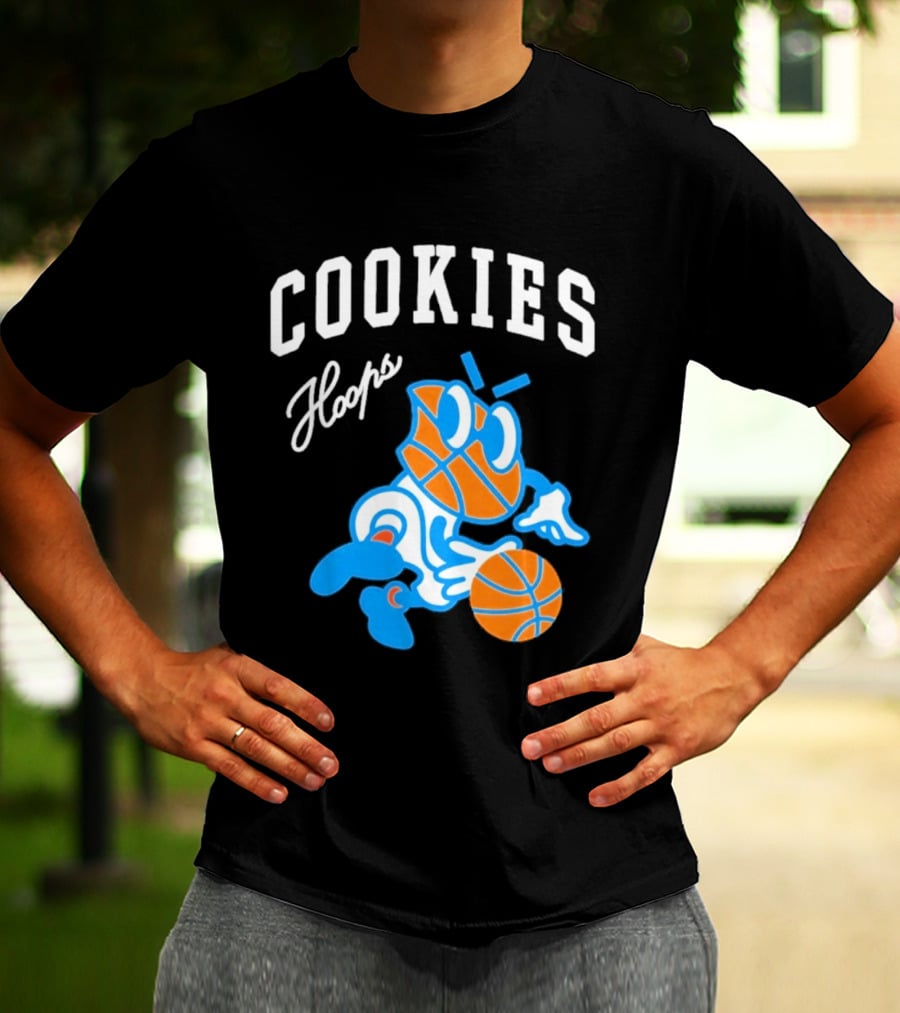 Cookies Hoops Basketball Cartoon Character Streetwear T-Shirt