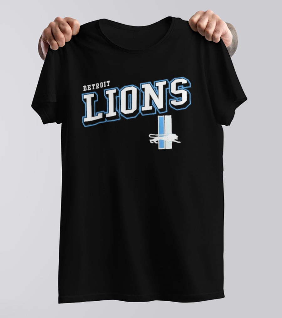 Detroit Lions Black Team Pride T-Shirt