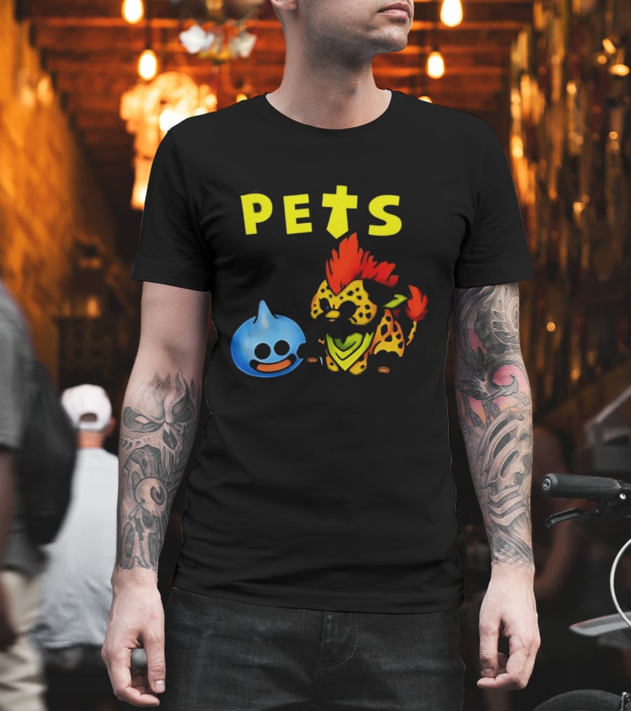 Dragon Quest Pets Slime And Great Sabrecat T-Shirt