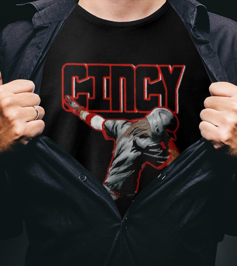 Elly De La Cruz Cincinnati Reds Cincy Dab MLB T-Shirt