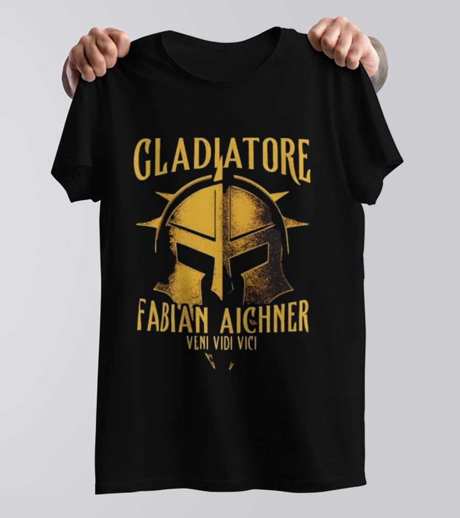 Gladiatore Fabian Aichner Veni Vidi Vici Wrestlers Helmet T-Shirt