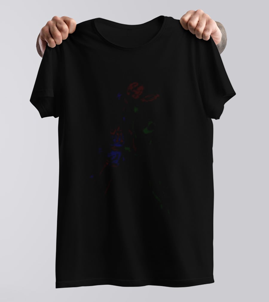 Dunking Basketball Player Vs Alien NBA Sketch Duel T-Shirt
