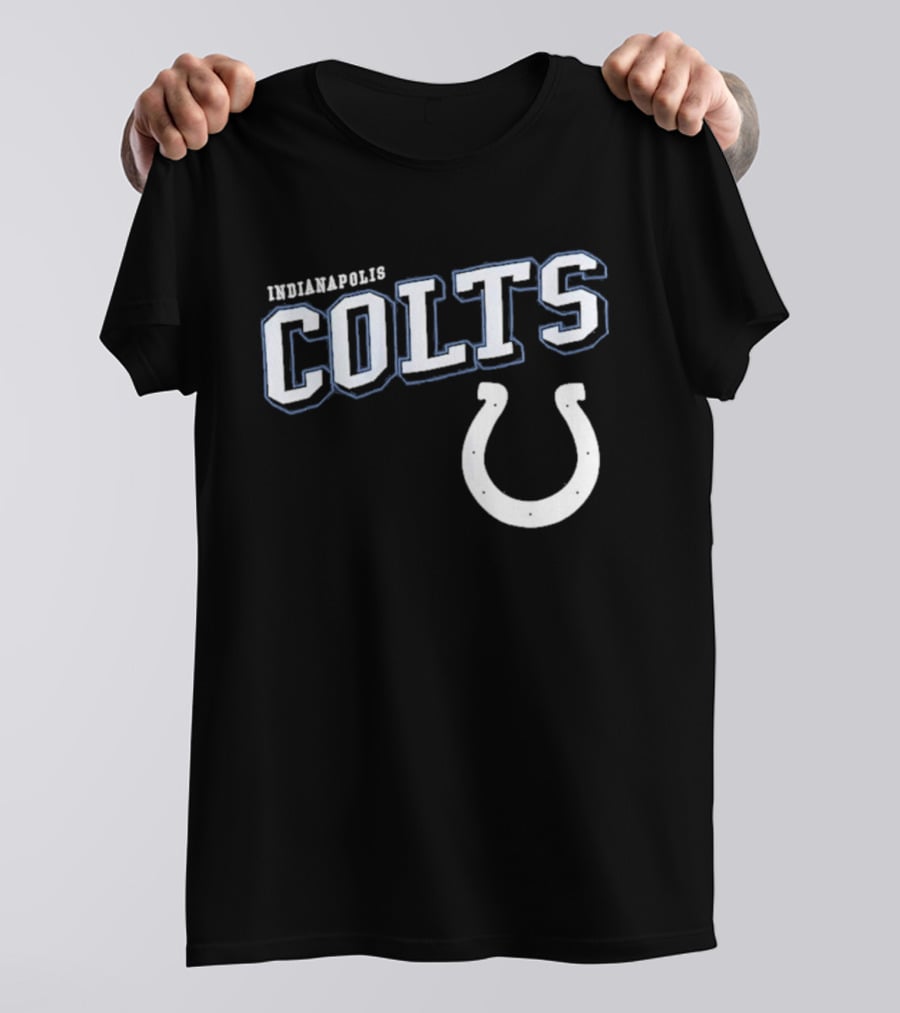 Indianapolis Colts Black Horseshoe T-Shirt