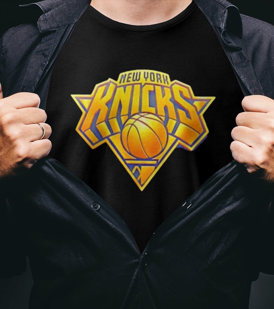 New York Knicks Basketball Golden Team T-Shirt
