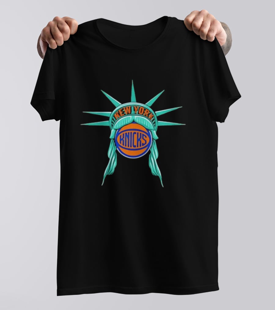 New York Knicks Statue Of Liberty Basketball Team National Basketball Association T-Shirt
