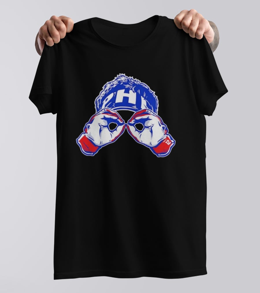 Nick Saban Philadelphia Eagles Hand Sign PHI 12 Gloves T-Shirt