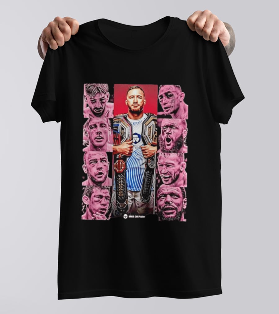 Justin Gaethje MMA On Point UFC Champion T-Shirt