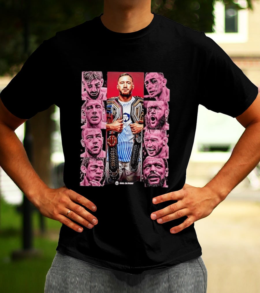Justin Gaethje MMA On Point UFC Champion T-Shirt