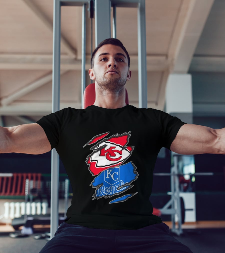 Kansas City Chiefs KC Kansas City Royals MLB Royals KC T-Shirt