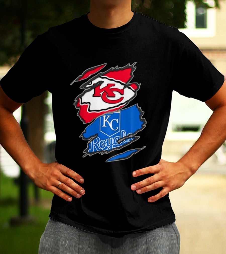 Kansas City Chiefs KC Kansas City Royals MLB Royals KC T-Shirt