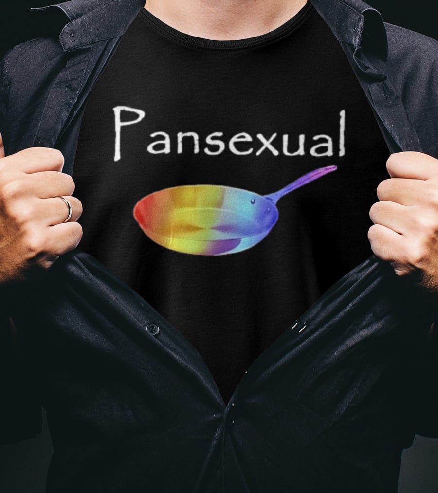 Pansexual Pan Rainbow Pride LGBTQIA Equality Colorful Identity Fun T-Shirt
