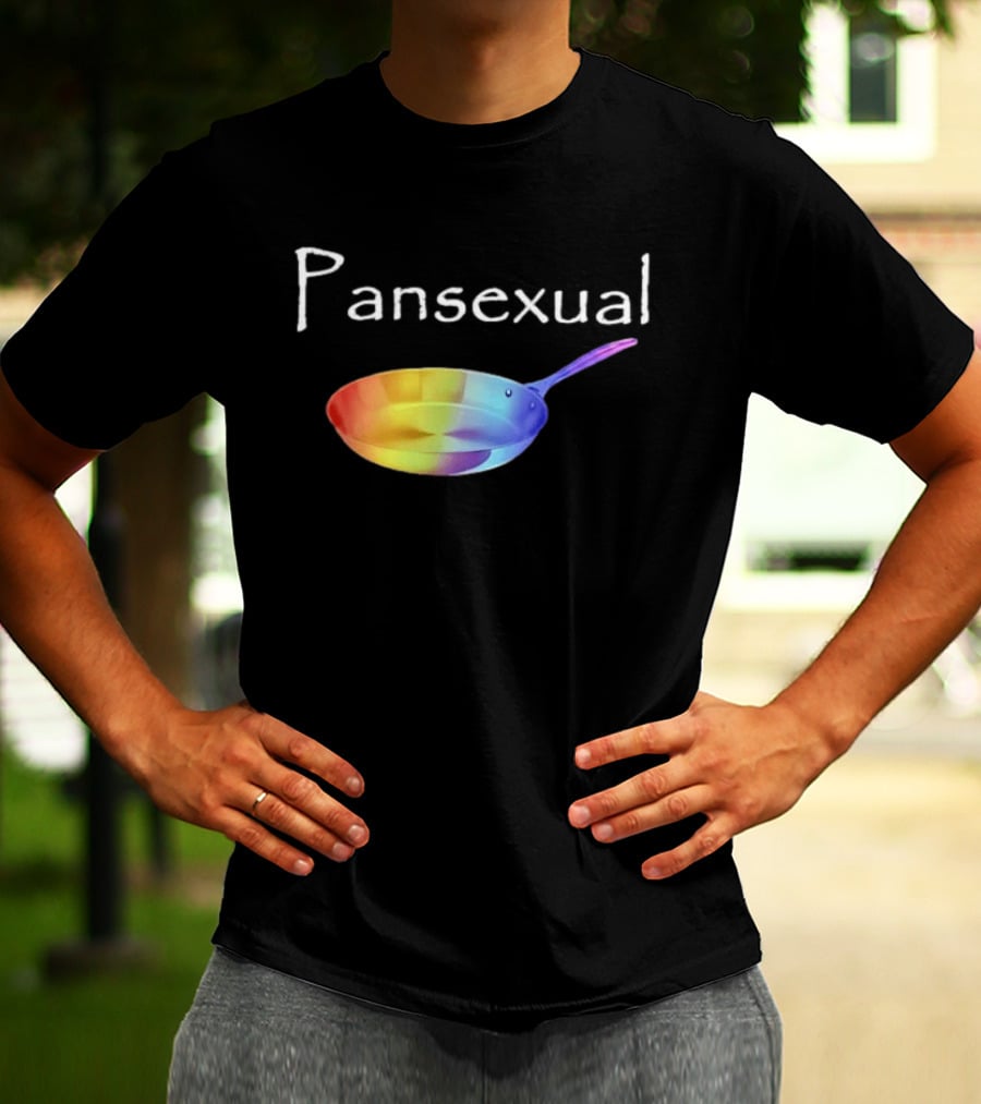 Pansexual Pan Rainbow Pride LGBTQIA Equality Colorful Identity Fun T-Shirt