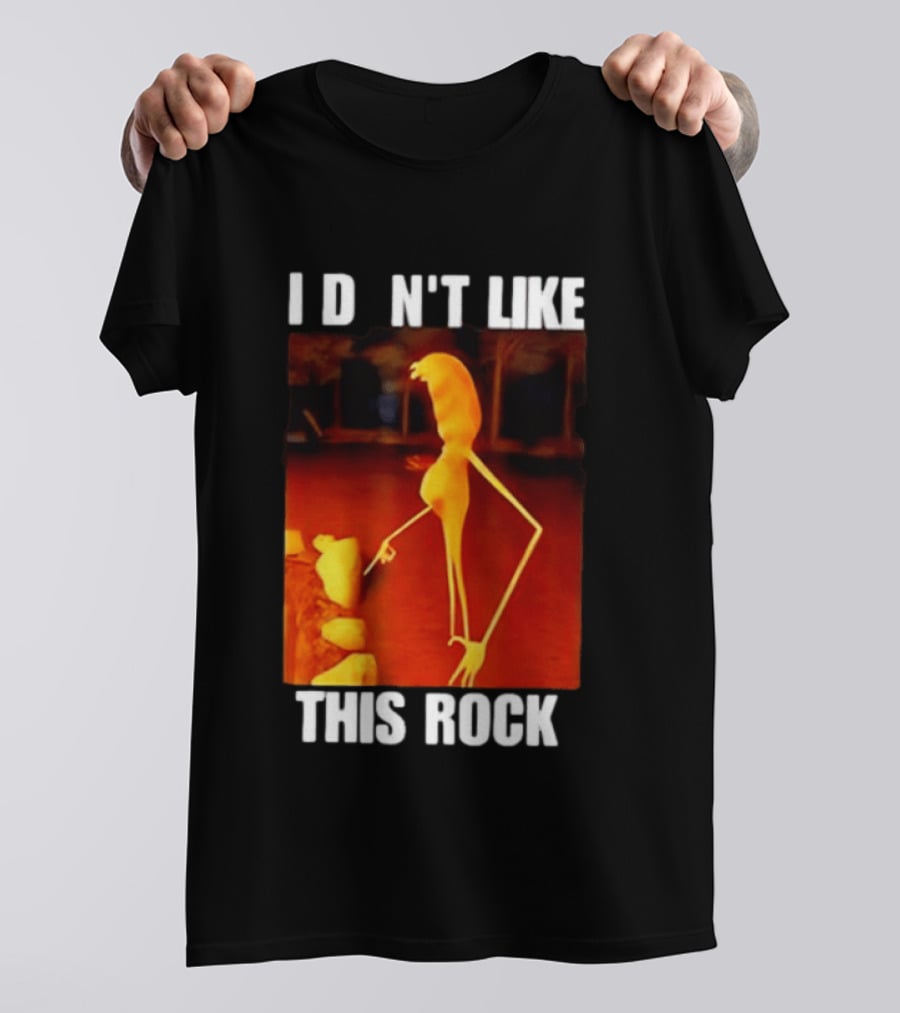 Salad Fingers I Don't Like This Rock Surreal Horror Meme T-Shirt