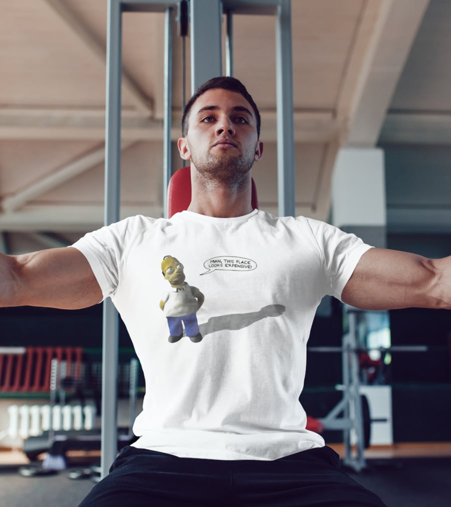 Man This Place Looks Expensive Homer Shadow T-Shirt