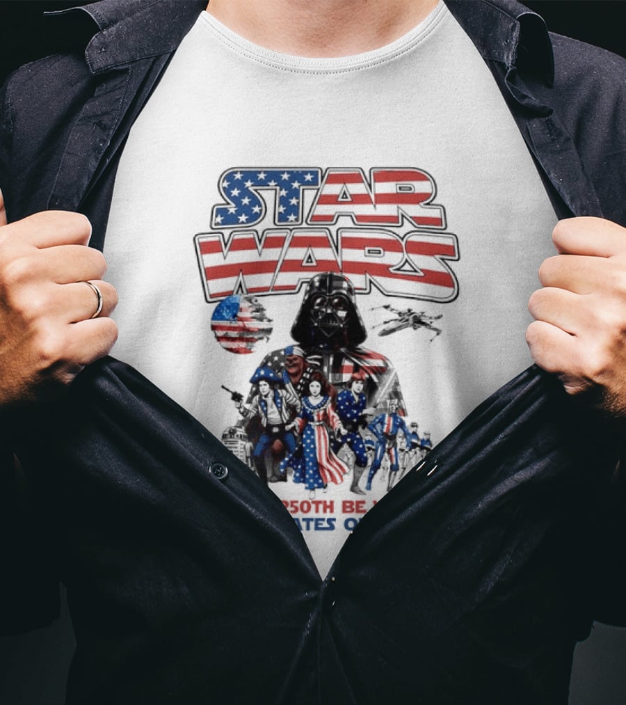 Star Wars May The 250th Be With You United States Of America T-Shirt