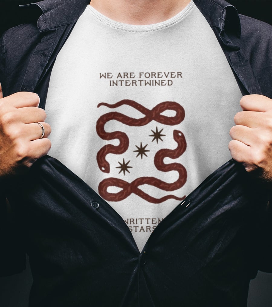 We Are Forever Intertwined Snakes It Was Written In The Stars T-Shirt