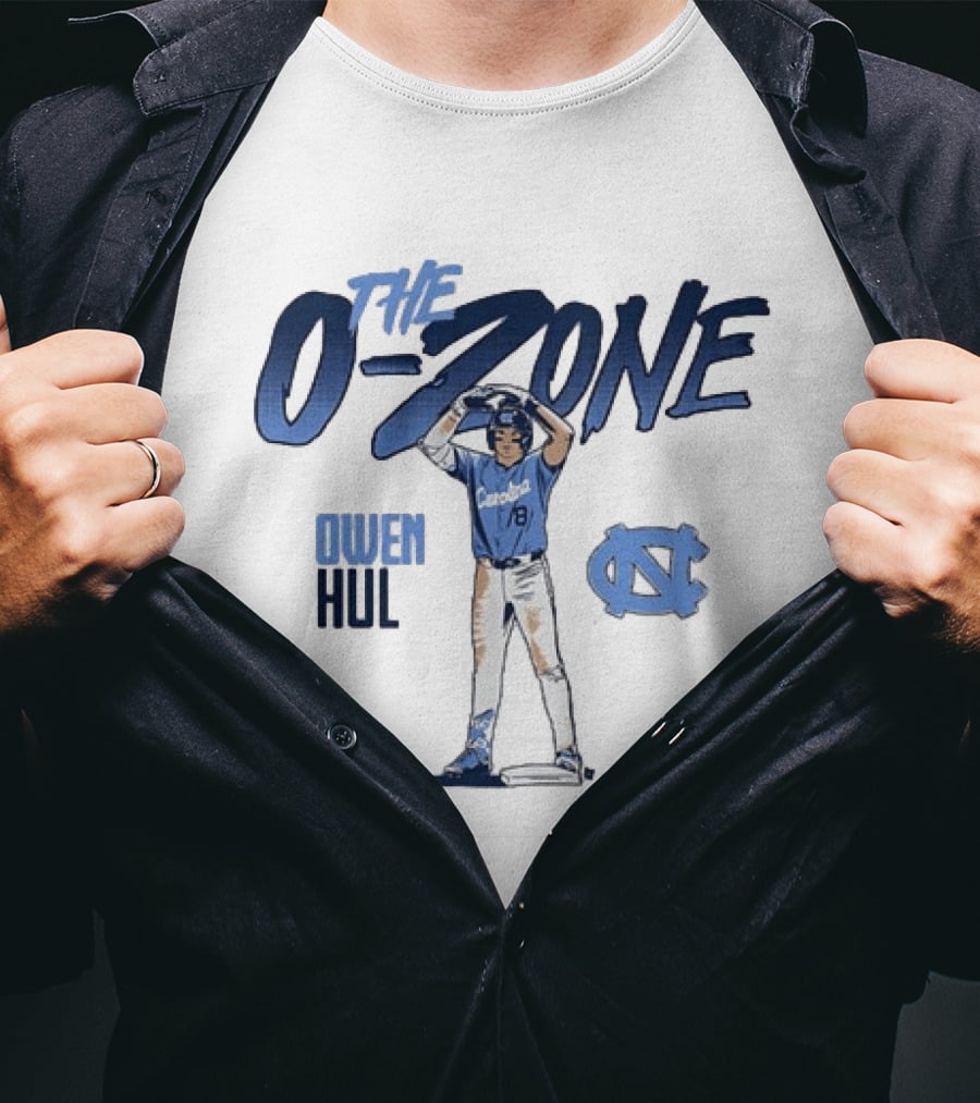 Owen Hull North Carolina Tar Heels NCAA Baseball The O Zone Carolina 8 T-Shirt