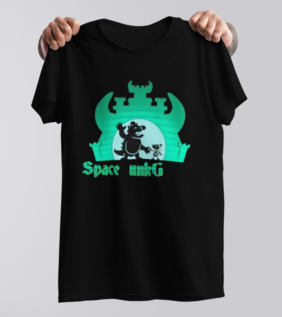 Bowser And Bowser Jr Super Mario Space Junk Galaxy Castle T-Shirt