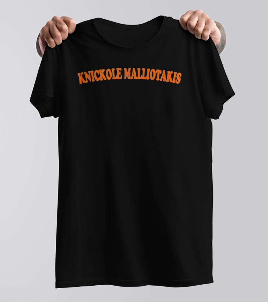 Knickole Malliotakis Bold Orange Vintage Arch T-Shirt