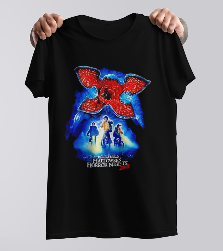 Demogorgon Stranger Things Universal Studios Halloween Horror Nights 2018 T-Shirt