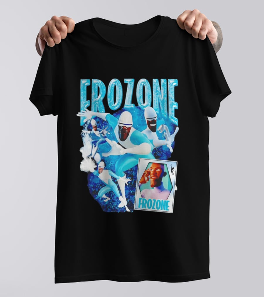 Frozone The Incredibles Disney Movie T-Shirt