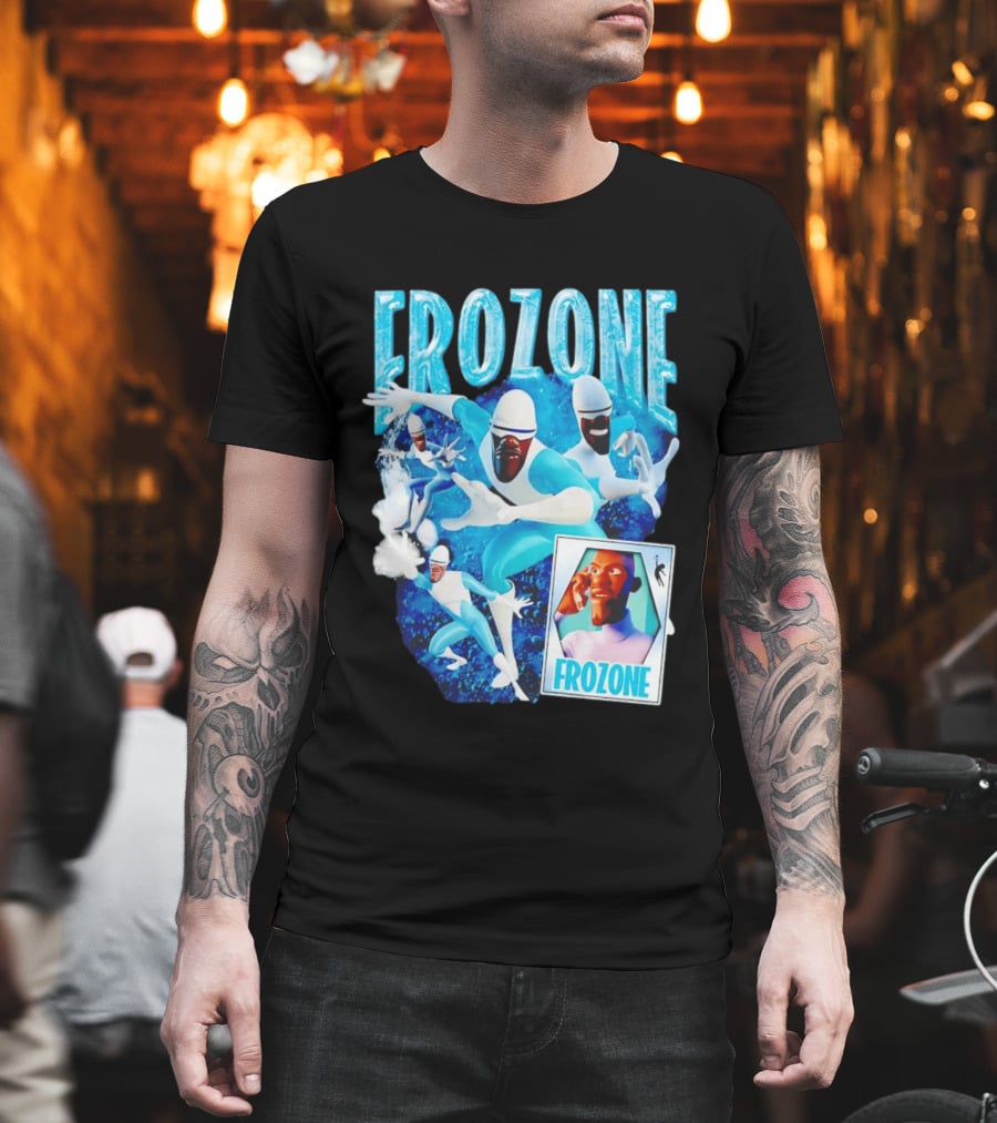 Frozone The Incredibles Disney Movie T-Shirt