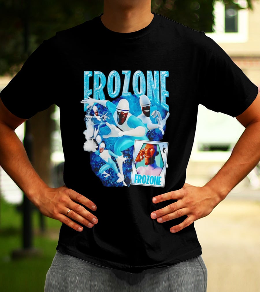 Frozone The Incredibles Disney Movie T-Shirt