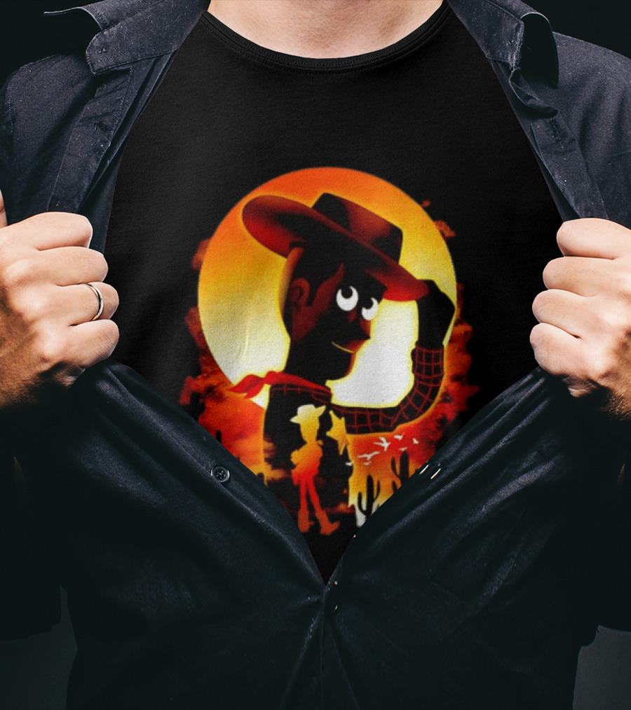Sheriff Woody Pixar Toy Story Sunset Cowboy T-Shirt