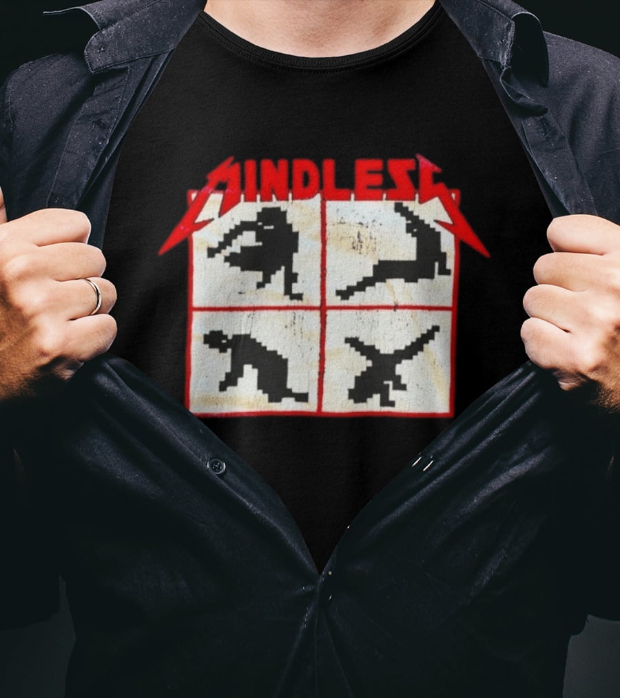 Mindless Self Indulgence Pixel Figures Band T-Shirt